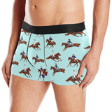 Horses running horses rider pattern Men's All Over Print Boxer Briefs Men's Underwear