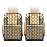 Carrot Pattern Print Design 03 Car Seat Back Organizer