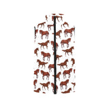 Horses running pattern background Men's Padded Vest