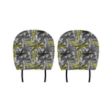 Hand drawn dragonfly pattern Car Headrest Cover