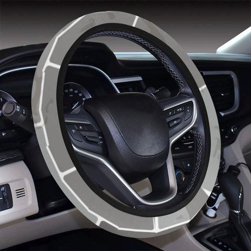 Brick Printed Pattern Print Design 05 Car Steering Wheel Cover