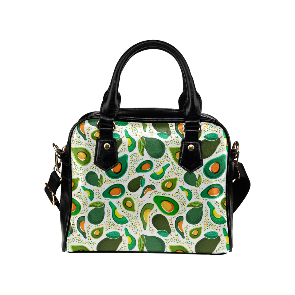 Avocado design pattern Shoulder Handbag