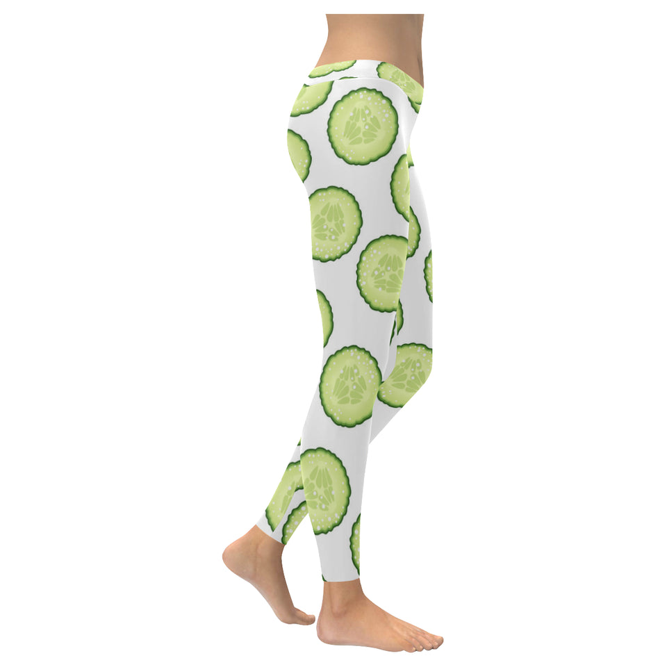 Cucumber slices pattern Women's Legging Fulfilled In US