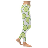 Cucumber slices pattern Women's Legging Fulfilled In US
