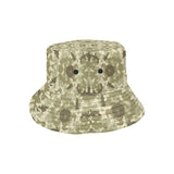 Light Green camouflage pattern Unisex Bucket Hat
