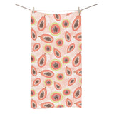 papaya leaves pattern Bath Towel
