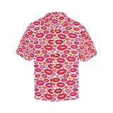 Lips Pattern Print Design 01 Men's All Over Print Hawaiian Shirt (Model T58)