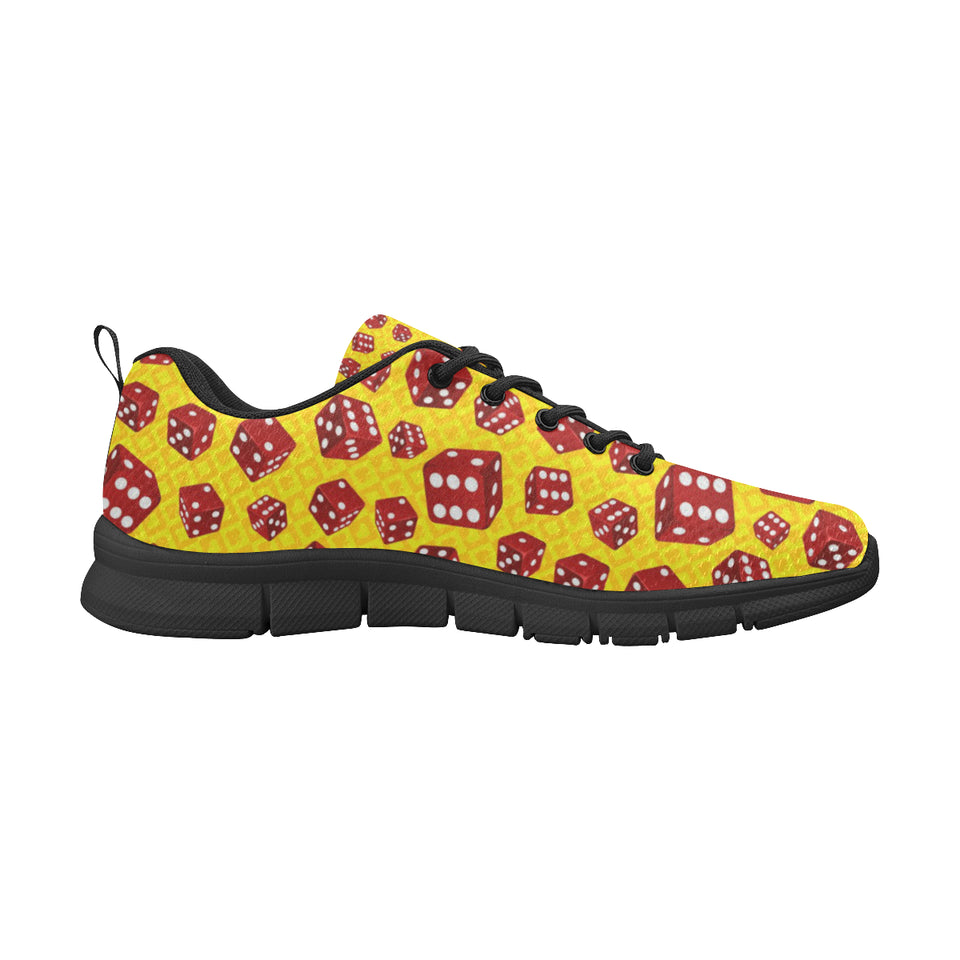 Dice Pattern Print Design 04 Men's Breathable Sneakers ( Model 055)