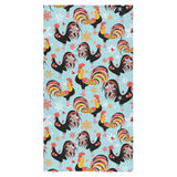 Rooster chicken cock snowfalke Bath Towel