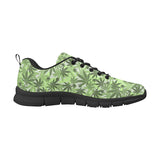 Canabis Marijuana Weed Pattern Print Design 01 Men's Breathable Sneakers ( Model 055)