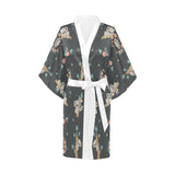 Cute koala pattern Women's Short Kimono Robe