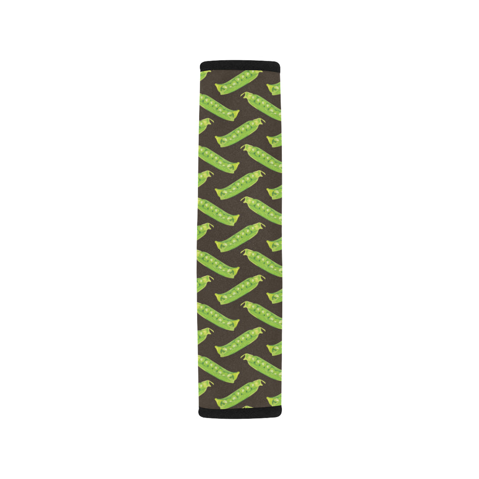 Green Peas Pattern Print Design 05 Car Seat Belt Cover