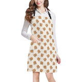 Pancake Pattern Print Design 01 All Over Print Adjustable Apron