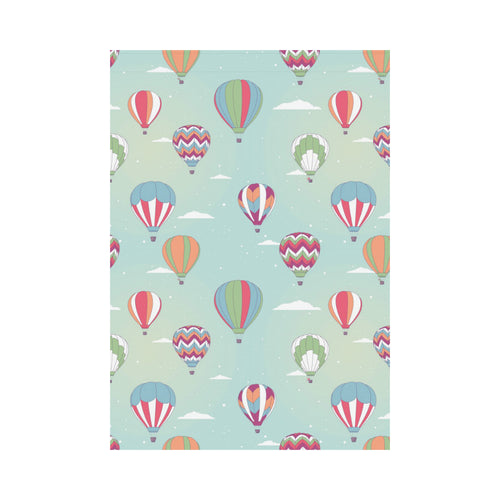 Hot Air Balloon design Pattern House Flag Garden Flag