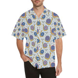 Snail Pattern Print Design 05 Men's All Over Print Hawaiian Shirt (Model T58)