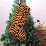 Bengal tigers skin print pattern Christmas Stocking