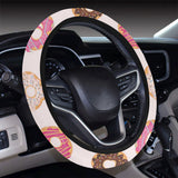 Colorful donut pattern Car Steering Wheel Cover