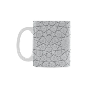 arabic star pattern Classical White Mug (Fulfilled In US)