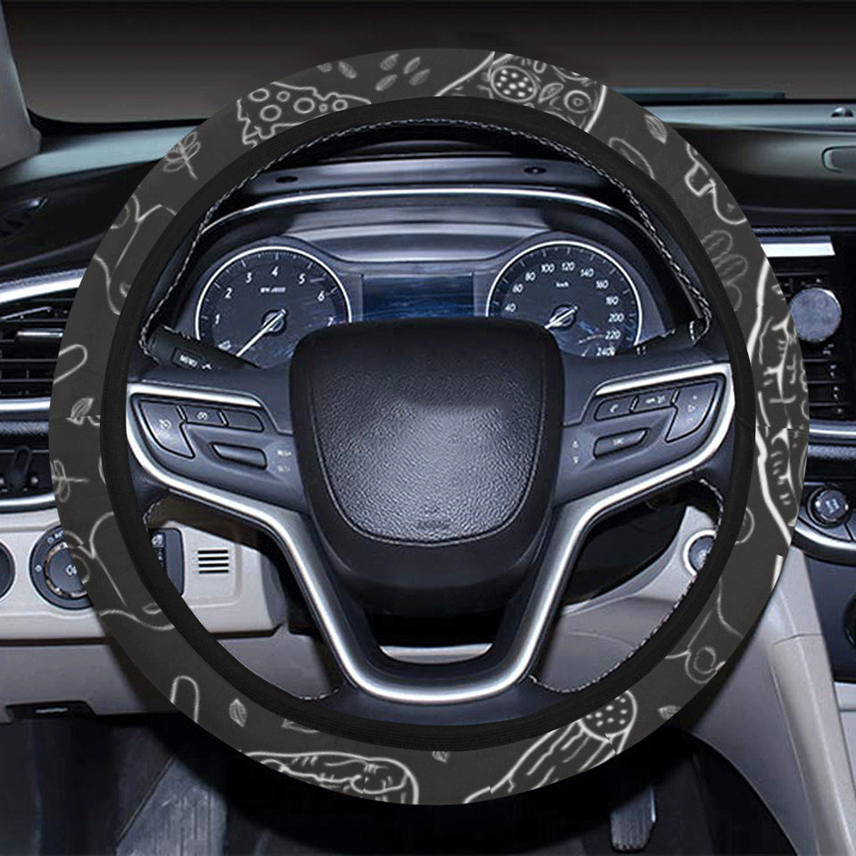 Pizza pattern Car Steering Wheel Cover