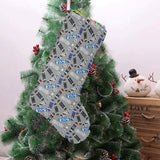 Skate Board Pattern Print Design 03 Christmas Stocking