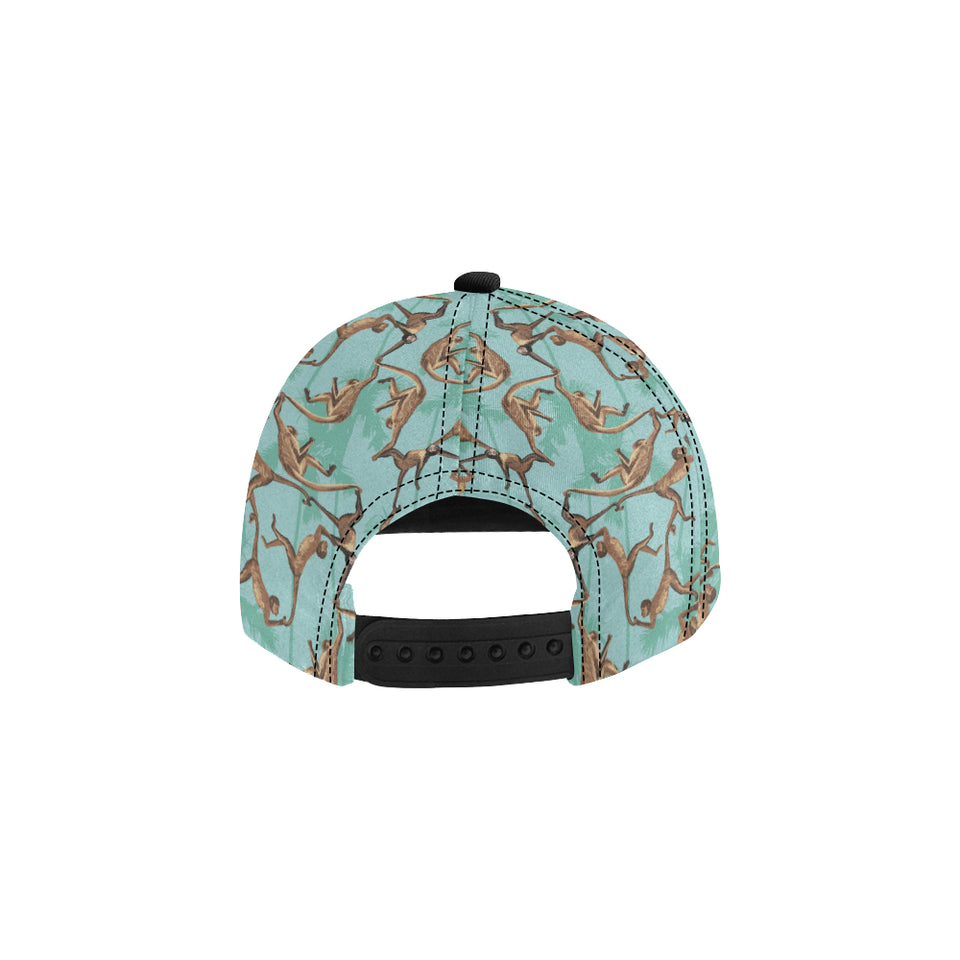 Monkey Palm tree background All Over Print Snapback Cap