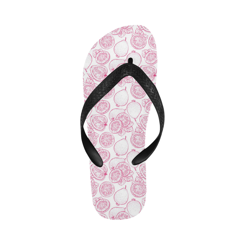 Sketch guava pattern Unisex Flip Flops