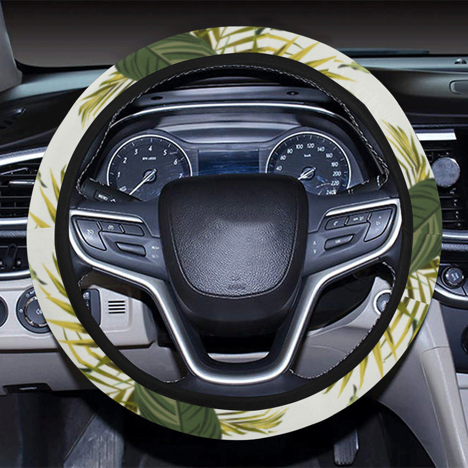 heliconia pattern Car Steering Wheel Cover