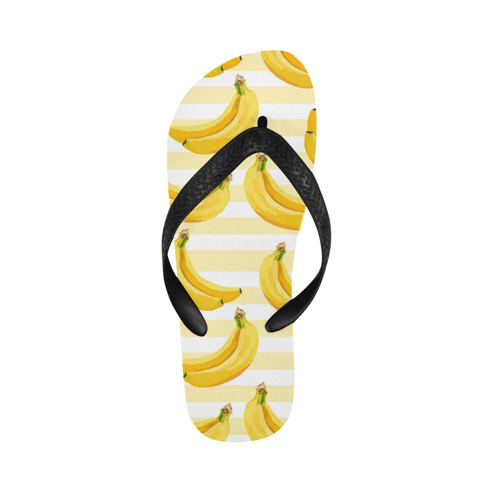 Banana pattern blackground Unisex Flip Flops