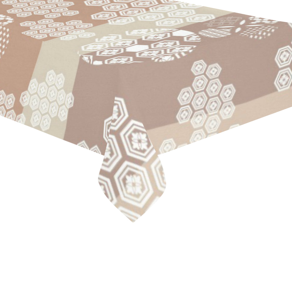 Beautiful hexagon japanese pattern Tablecloth