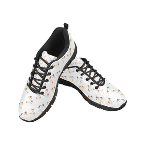 Jack Russel Pattern Print Design 05 Women's Sneaker Shoes