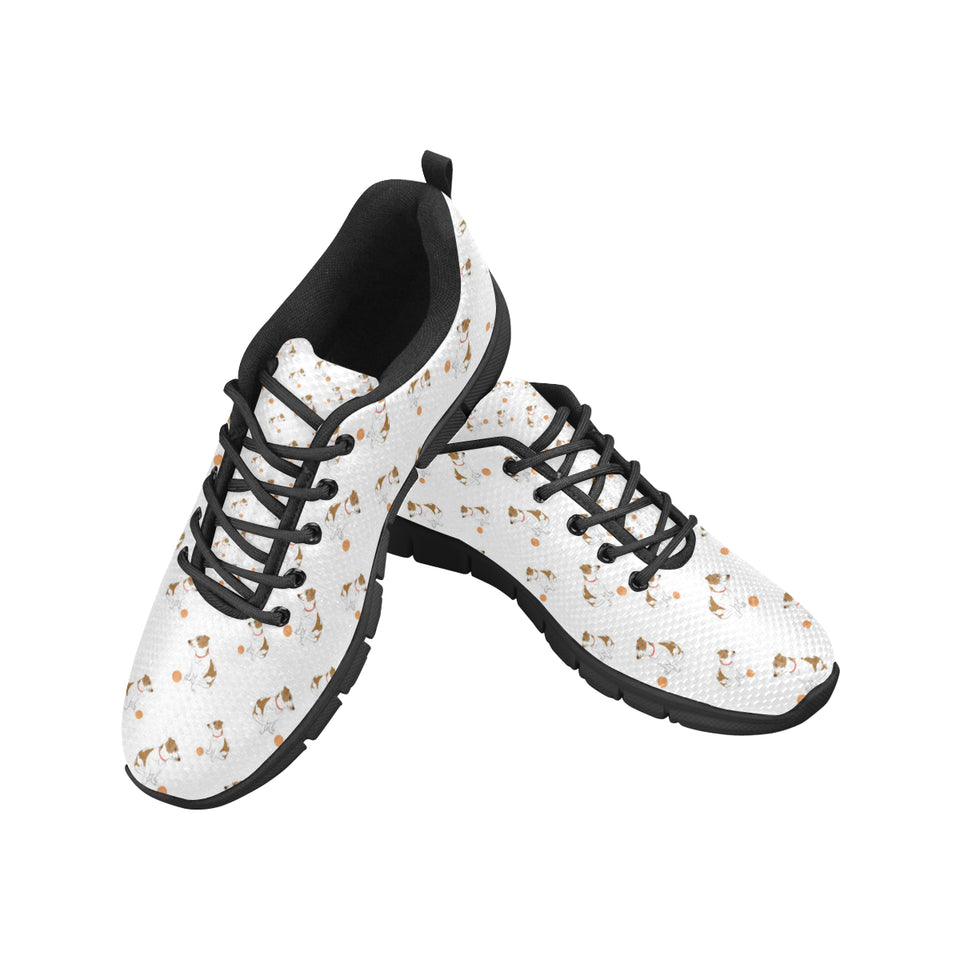 Jack Russel Pattern Print Design 05 Women's Sneaker Shoes