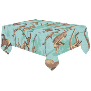 Monkey Palm tree background Tablecloth