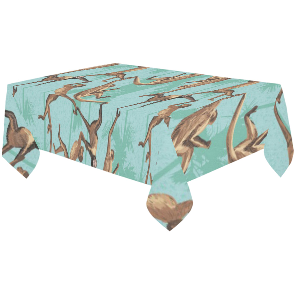 Monkey Palm tree background Tablecloth