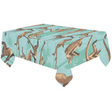 Monkey Palm tree background Tablecloth