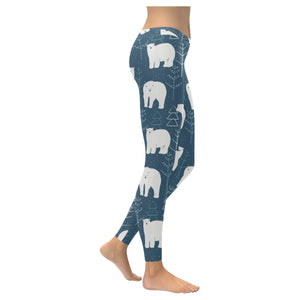 polar bear mother her child pattern Women's Legging Fulfilled In US