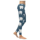polar bear mother her child pattern Women's Legging Fulfilled In US