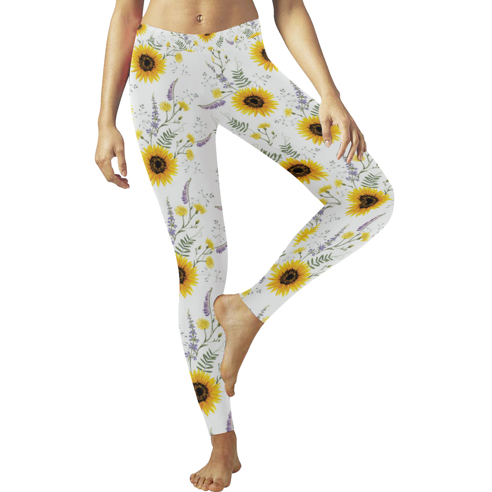 beautiful sunflowers pattern Women's Legging Fulfilled In US