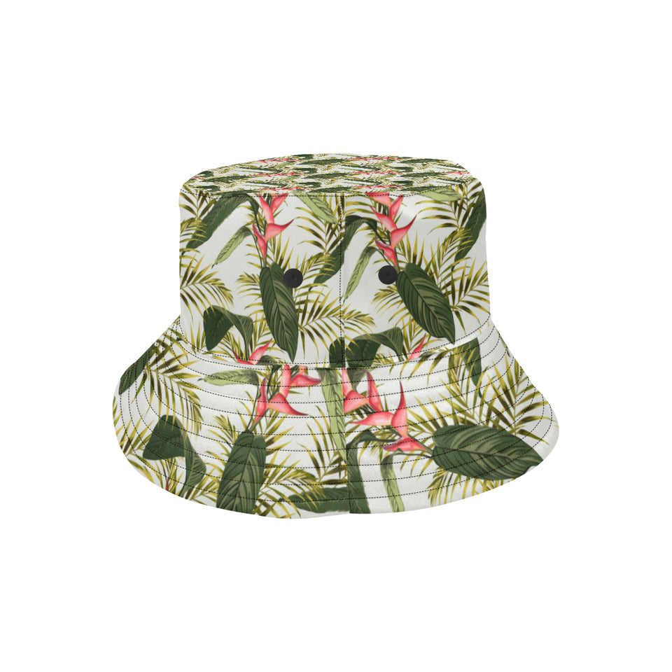 heliconia pattern Unisex Bucket Hat