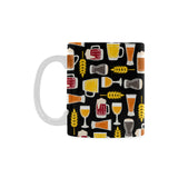 Beer type pattern Classical White Mug (Fulfilled In US)