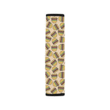 Hamburger Pattern Print Design 01 Car Seat Belt Cover