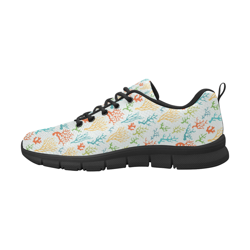 Coral Reef Pattern Print Design 02 Men's Breathable Sneakers ( Model 055)