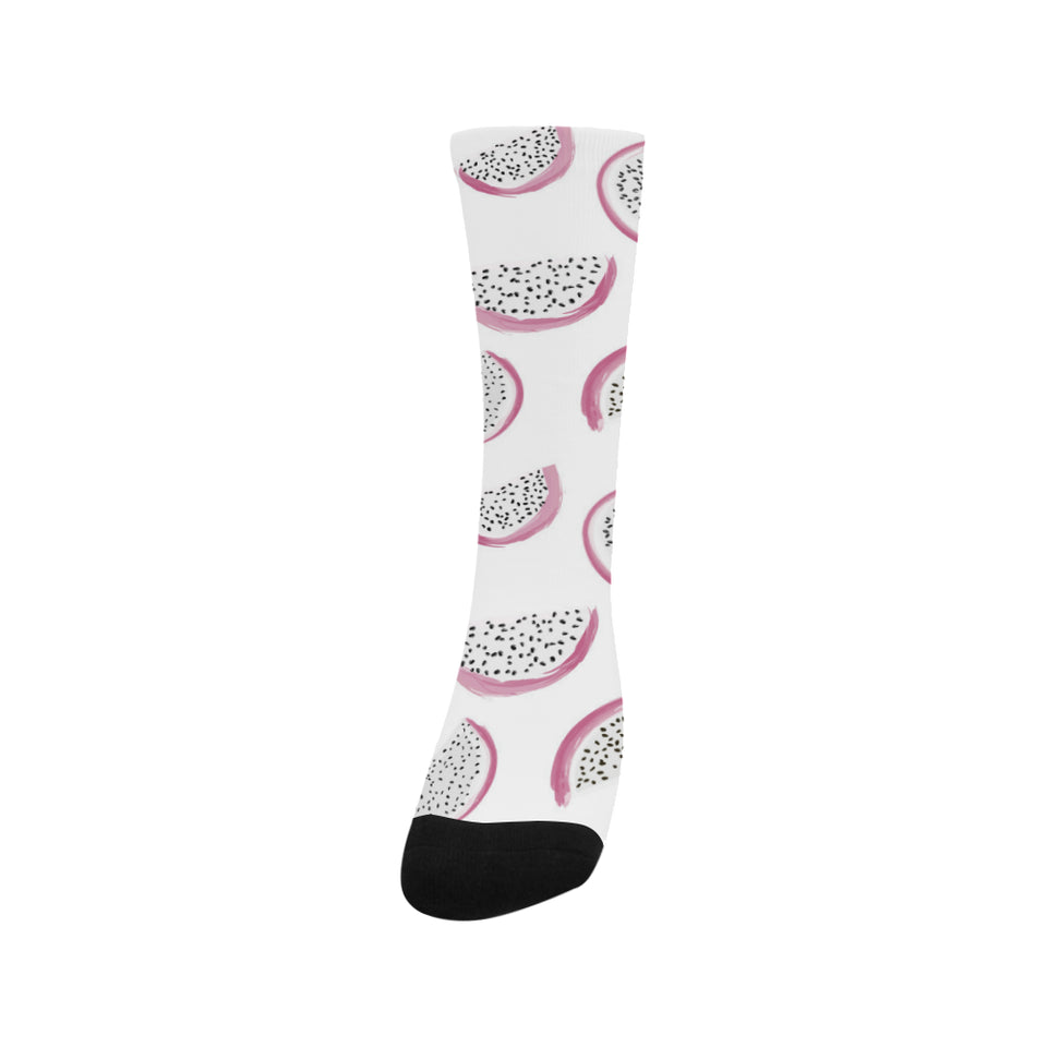 dragon fruit pattern Crew Socks