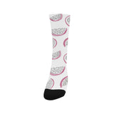 dragon fruit pattern Crew Socks