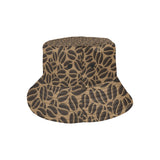 Coffee bean on brown background Unisex Bucket Hat