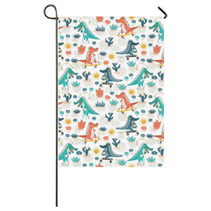 Cute Crocodile Pattern House Flag Garden Flag