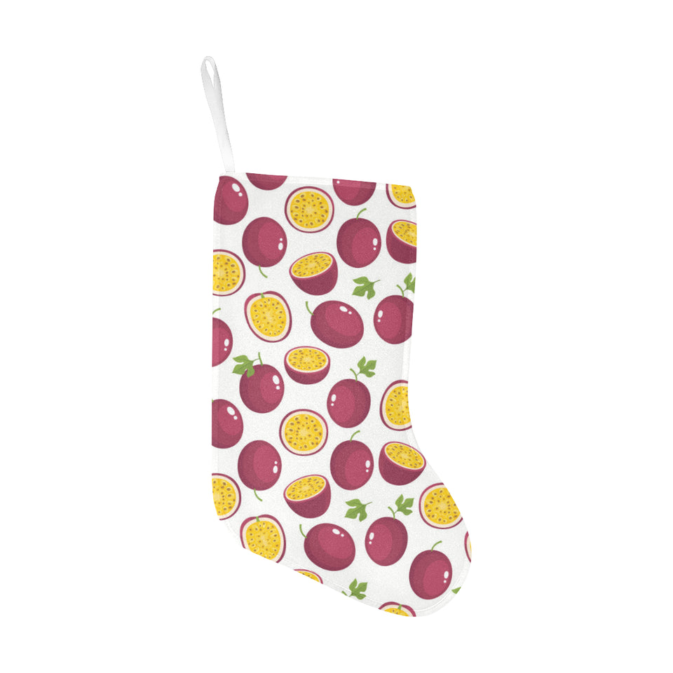Passion fruit design pattern Christmas Stocking