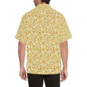 Popcorn Pattern Print Design 04 Men's All Over Print Hawaiian Shirt (Model T58)