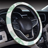 Pastel color cactus pattern Car Steering Wheel Cover
