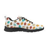 Colorful american football ball pattern Men's Sneaker Shoes