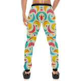 Colorful moon pattern Unisex Casual Sweatpants